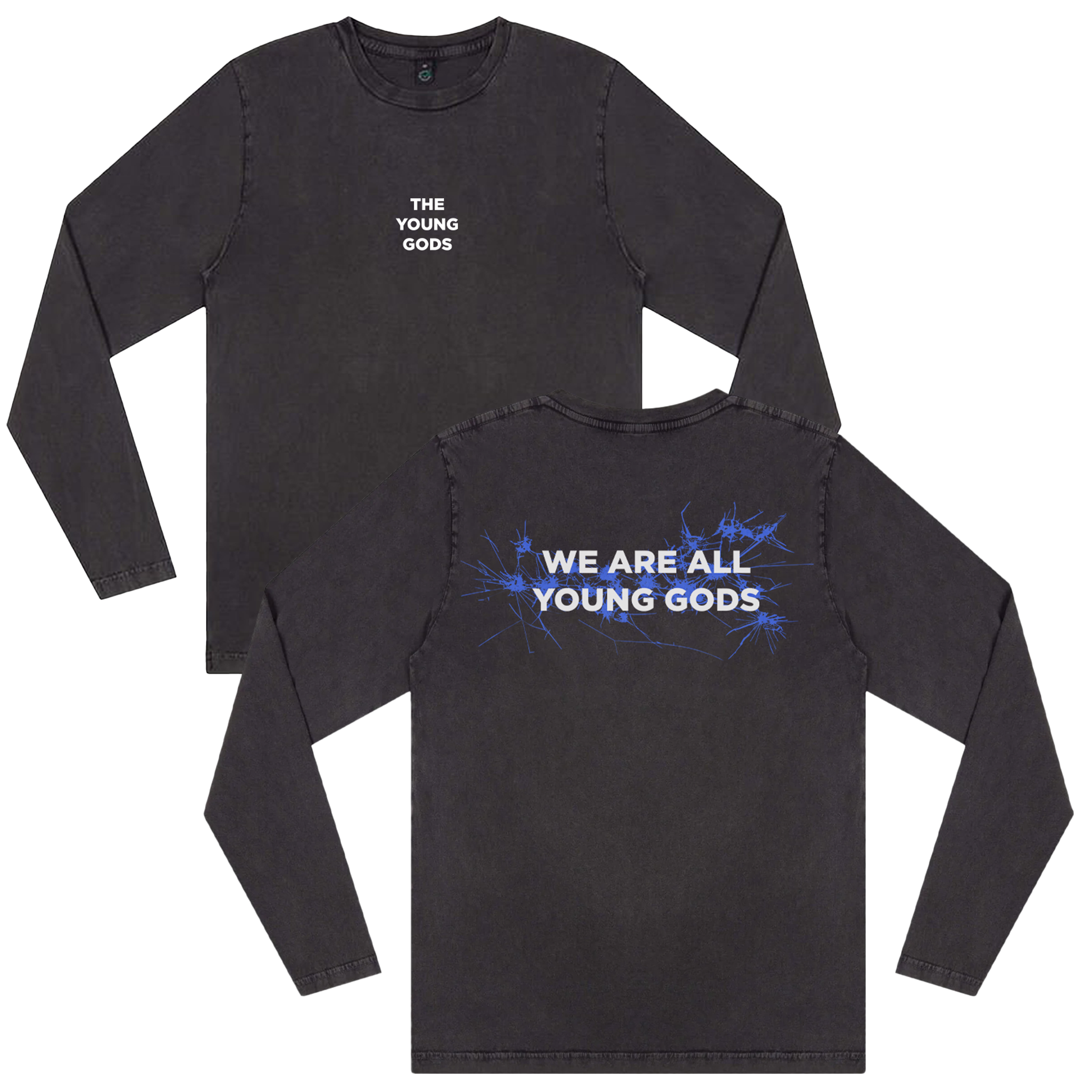 THE YOUNG GODS - We Are All Young Gods Long Sleeve T-Shirt - Small, Long Sleeve T-Shirt